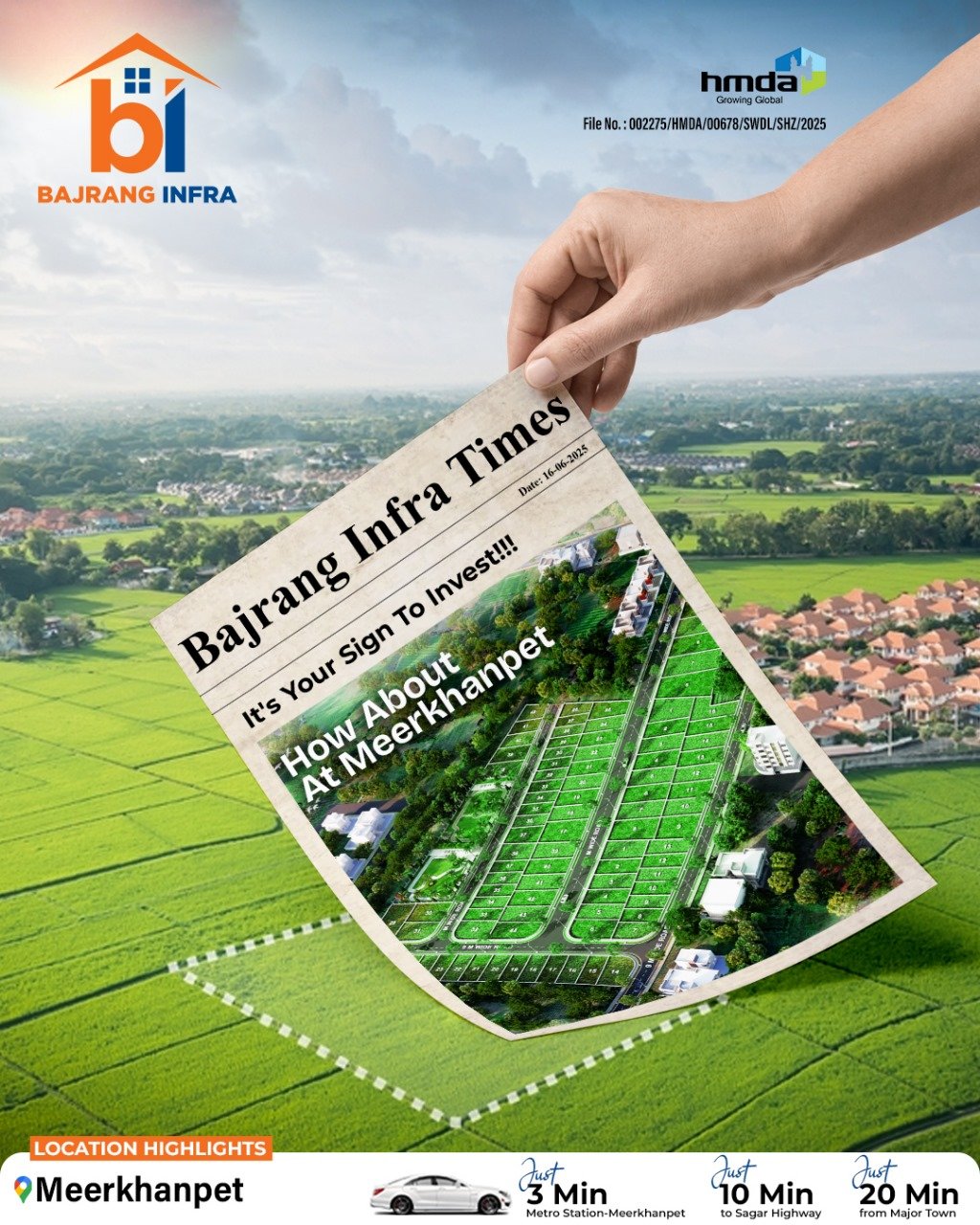 🚀 Investment Opportunity: Prestige City Plots in Hyderabad’s Future City (Fourth City)