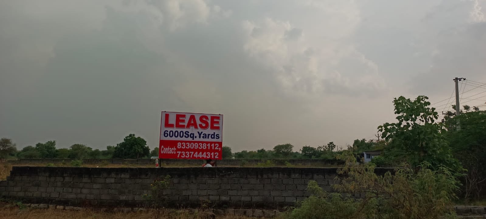 Rampur Hanamkonda Commercial plot for lease 6000 s.yards