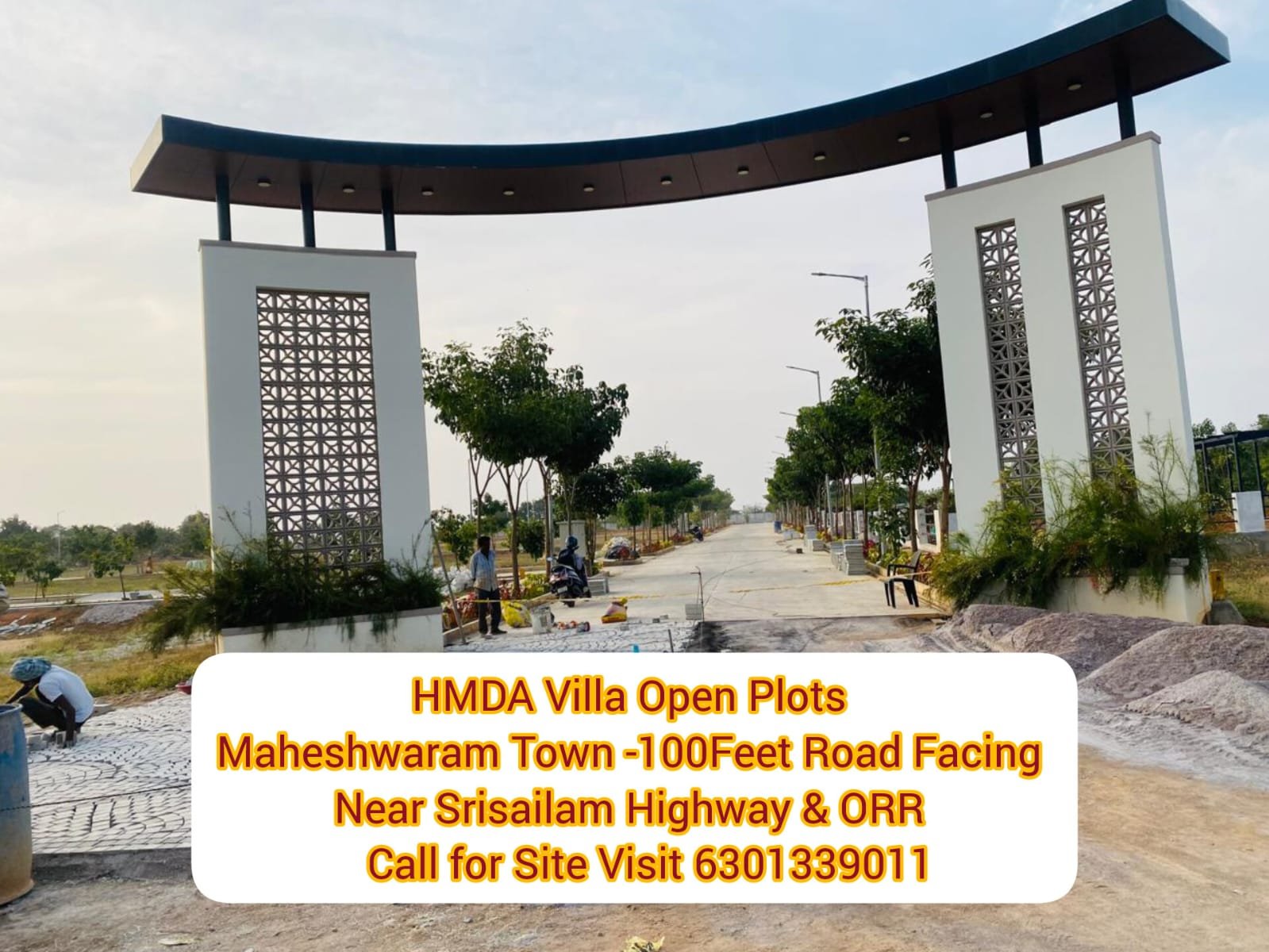 Approved open plots for sale in maheshwaram town 6301339011