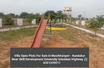 HMDA approved open plots at 4th city meerkhanpet srisailam highway near skill developemnt university srisailam highway