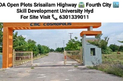 HMDA open plots at meerkhanpet near 4th city & skill development university Srisailam Highway