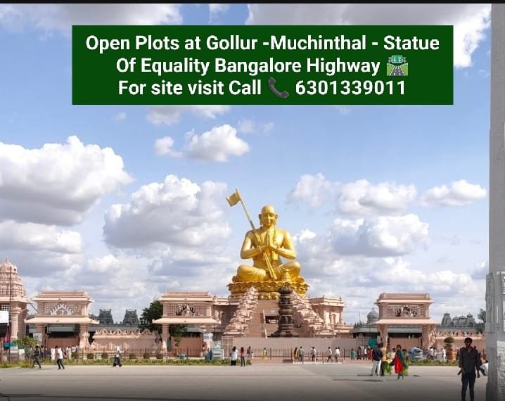 Open plots at gollur- muchintal shamshabad banglore highway