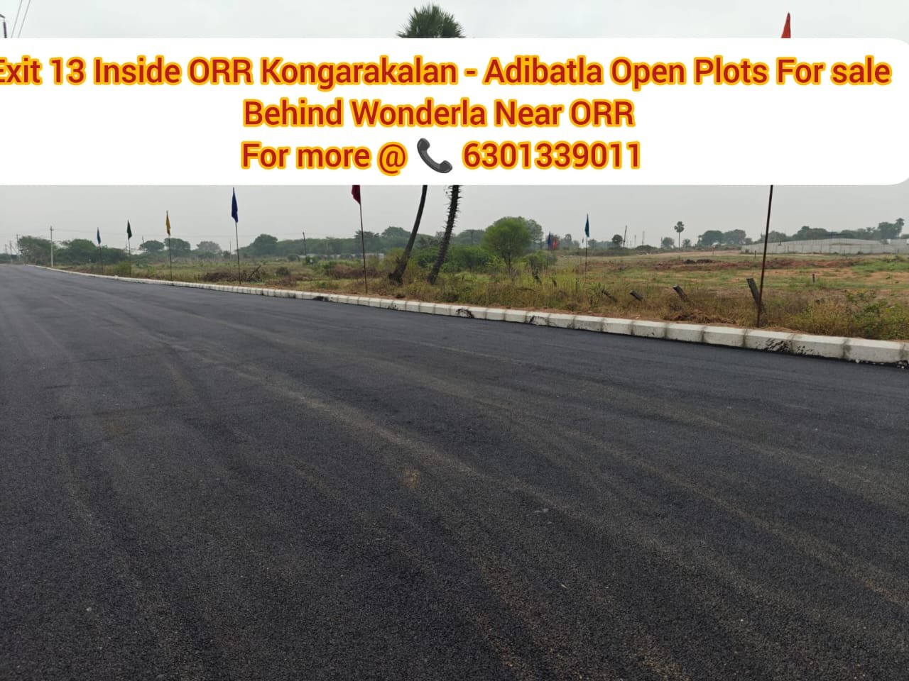 Foxkonn Central Park HMDA Approved open plots for sale at kongarakalan - near ORR