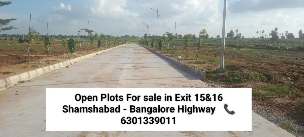 Open plots at gollur- muchintal shamshabad banglore highway